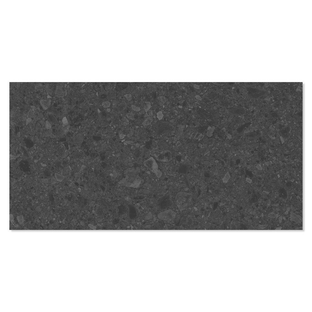 Gulvflis Ceppo di gre Svart Matt 60x120 cm